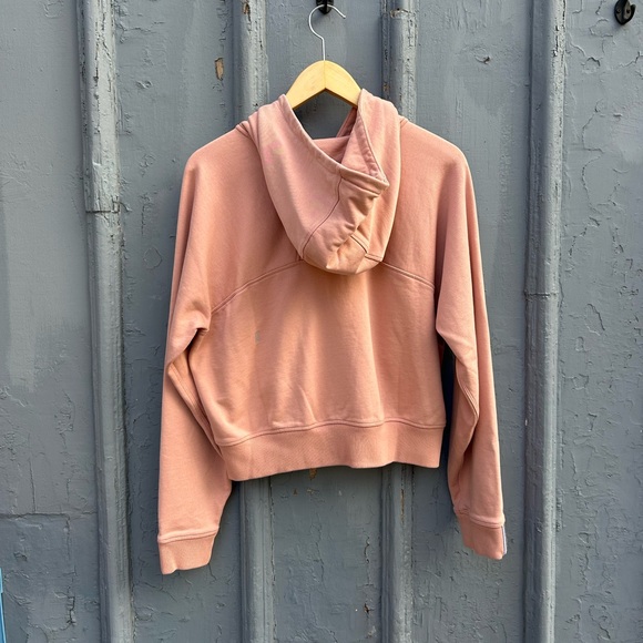 Kit and Ace Dusty Pink Pacific Coast Full Zip Cropped Hoodie, size M - Picture 4 of 10